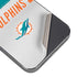 NFL Miami Dolphins White Striped iPhone 16 Pro Skin